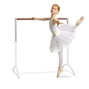 Bar Lerina, drążek baletowy, wolnostojący, 110 x 113 cm, średnica 38 mm, biały Biały