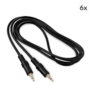 3.5mm Jack Cable Set 6-pc 1.5m Stereo 