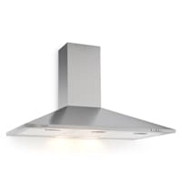 Klarstein Aurora 90 Eco Hotte de tête à l'italienne, 90 cm, 550 m³/h, 3  niveaux, CEE A+, Lumière d'ambiance RGB, Mode évacuation/circulation  d'air, Touch