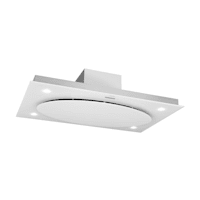 Klarstein Barett - Campana extractora aislada, Ø 35cm, Potencia de 190 W,  Ventilación máxima de 590 m³/h, 3 niveles de potencia, CEE B, Iluminación  LED, Acero inoxidable cepillado, Plateado : : Grandes  electrodomésticos