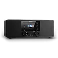 Silver Star CD Cube, Internet-Radio, Slot-In CD-Player, Anschlüsse: USB  und AUX IN, Bluetooth, WLAN-Radio, UKW-Tuner, 2,8 HCC Display, USB-Port, Fernbedienung, Frontpanel aus Aluminium