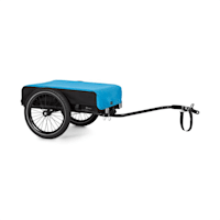 Nero 40 kg capacit/à: Max DURAMAXX Big-Mike Frizione Sfera per Biciclette da 26a 28 Telaio in Tubo Verniciato a Polvere Rimorchio per Biciclette Cassone di Trasporto con Volume da 70 l