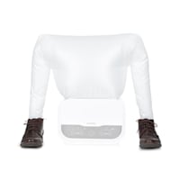 Klarstein Jet Set secadora de ropa por salida de aire 1020W EEK C 3kg 50cm  blanco Blanco