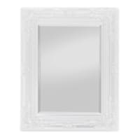 Fournier Specchio da parete, rotondo, Dimensioni: 40 x 40 x 2,4 cm, Superficie: 37,8 x 37,8 cm, montaggio a parete, metallo, verniciato a  polvere, resistente all'umidità, galvanizzato