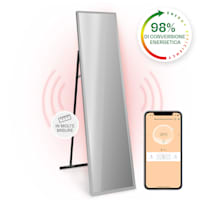 Taal Smart IR Heater Riscaldamento a infrarossi Pannello riscaldante ibrido, 105 x 56 cm, 750 W, IR ComfortHeat (30%) & riscaldamento a convezione  (70%), freestanding, Gestione intelligente, Tim 105 x 56 cm