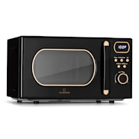 Julieta Forno a microonde con grill, 20l, Forno a microonde: 800W, Grill: 700W, 3 funzioni grill + 5 livelli di potenza, 8 programmi  automatici, Funzione di scongelamento