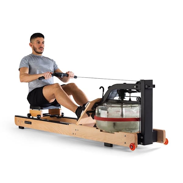 Outroad - Máquina de remo para uso en el gimnasio en casa, remero de madera  con monitor LCD, para interiores y exteriores, equipo deportivo