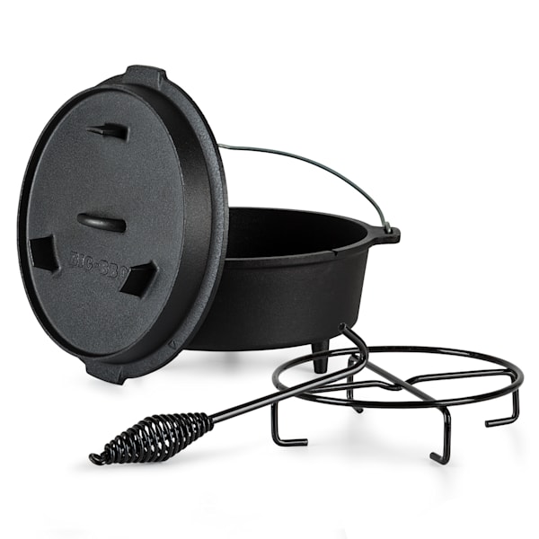 Camp Chef Cast Iron Pizza Pan, Black, 14