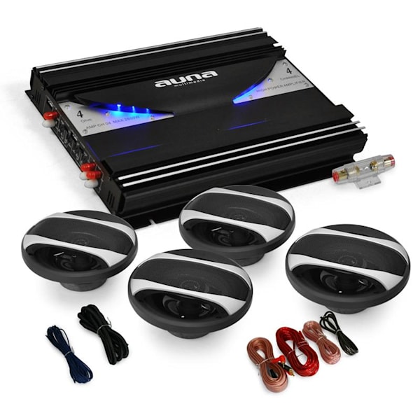 Pack Complet Sono Voiture - Autoradio, Sub, Haut Parleurs, câblages - 1000W  - Cdiscount Auto