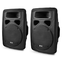 Pair of Skytec 10" DJ PA Active Speakers 2 x 400W - ABS Housing