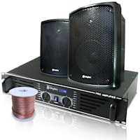 Catering Set PA Boxes Amplifier Speakers