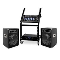 DJ PA set Rack Star Series Mercury Beat Bluetooth 250 personen