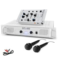 DJ SET "DJ-94" PA Versterker DJ Mixer Microfoon 1200W