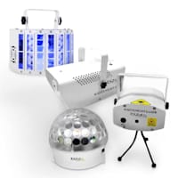 Ibiza LED Light Effect Set "White Light Party I"