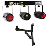 3-Some, trio de lumini LED RGBW, microfon laser 