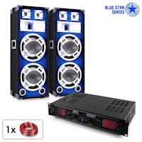 Blue Star Series "Basssound Bluetooth" Zestaw nagłośnieniowy 1000 W