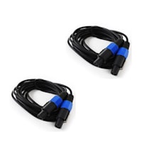 2x FrontStage PA-kabel 5m med knickskydd