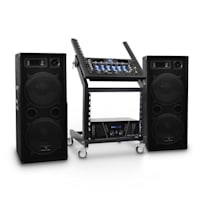 DJ РА сет, комплект високоговорители Rack Star Series Mars Flash 300 души