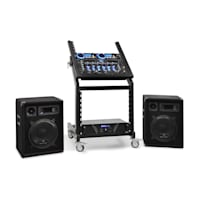 DJ PA Set Rack Star Neptune Palace Bluetooth 250 people