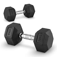 Hexbell 20 Dumbbell, egykezes súlyzó pár, 20 kg