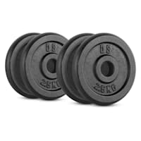 IPB 10 kg Set Juego de discos de peso 4 x 2,5 kg 30 mm