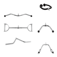 avi da Trazione Set Gymusualdi 5 Supporti per Cavi da Trazione Acciaio Nylon