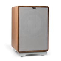 RetroSub -Active Subwoofer 25.4 cm (10") walnut incl. cover grey