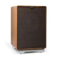 RetroSub, aktivni subwoofer, 25,4 cm (10"), orah, crno-smeđi