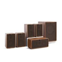 Retrospective 1979-S 5.1 Sound System Walnut incl. Cover Black-Brown