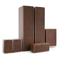 Retrospective 1977 MKII 5.1 Sound System Walnut incl. Cover Brown