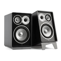 RETROSPECTIVE 1978 MKII - Three-Way Bookshelf Speaker Pair black/grey