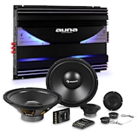 Auto Sound System Car Hifi Anlage Einbau Lautsprecher Set Boxen Verstarker Kabel Complete Audiosystemen