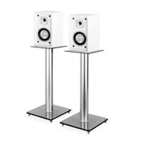 4-piece Hifi Set | Shelf Speaker Pair + Stands