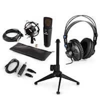 MIC-920B USB Microphone Set V2 Headphones Condenser Microphone Tripod POP Protection