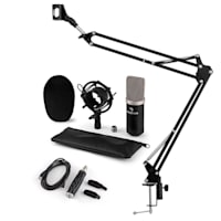 CM003 Microphone Set V3 Condenser Microphone USB Converter Microphone Arm Black