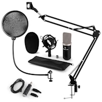 CM003 Microphone Set V4 Condenser Microphone USB Converter Microphone Arm Black