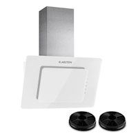 Lorea 60 Cooker Extractor Hood Including Activated Carbon Filter | White