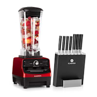 Herakles 3G Kitano- Kit Mixer blender rouge 1500W 2L + Bloc 7 couteaux