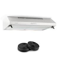 Purista Exaustor Set de Recirculação de Ar 60 cm 190 m³/h 2 Filtros de Carvão Ativado