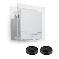 Karree Exaustor Set de Recirculação de Ar Frente Quadro 640 m³/h Aço Inoxidável Branco