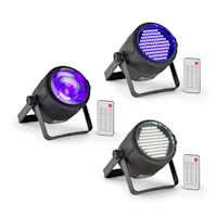 PLS30 Set V3 10W 4in1 RGBW PLS15 LED Stroboscope PLS20 LED Spotlight