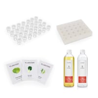 GrowIt Refill Kit Salad plantenspons plantenmandjes Salad-zaad vloeibare voeding