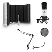 MIC-920, USB, mikrofonkészlet, V5, forgókar, POP filter, ernyő