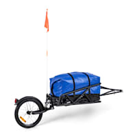 Follower Fahrradanhänger Set 16" Rad 35 kg Ladegewicht 120 Liter Transporttasche