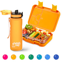 schmatzfatz Frühstücksset Lunchbox & Trinkflasche Tritan dicht BPA-frei