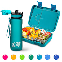 schmatzfatz Frühstücksset Lunchbox & Trinkflasche Tritan dicht BPA-frei