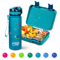 schmatzfatz Frühstücksset Lunchbox & Trinkflasche Tritan dicht BPA-frei