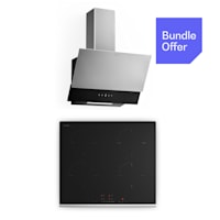 Verosteel induction hob + Verosteel chimney extractor hood | 60 cm