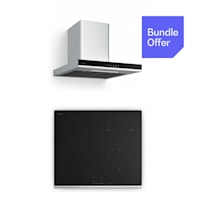 Verosteel induction hob + Verosteel cooker hood | 60 cm
