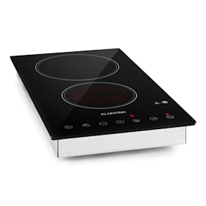 Delicatessa 90 Hybrid Table de cuisson induction encastrable 5 zones 7400 W  noir 5 (2x rectangulaire, 1x rond 21 cm, 2x rond 18 cm)